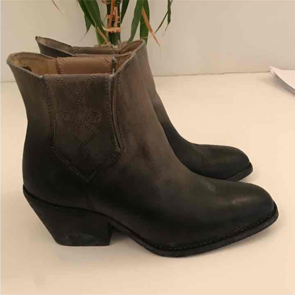 William Free People Distressed Ankle Booties